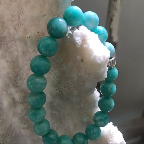 COPY - Gorgeous Amazonite beaded bracelet 🍀🍀 - Picture 2 of 4